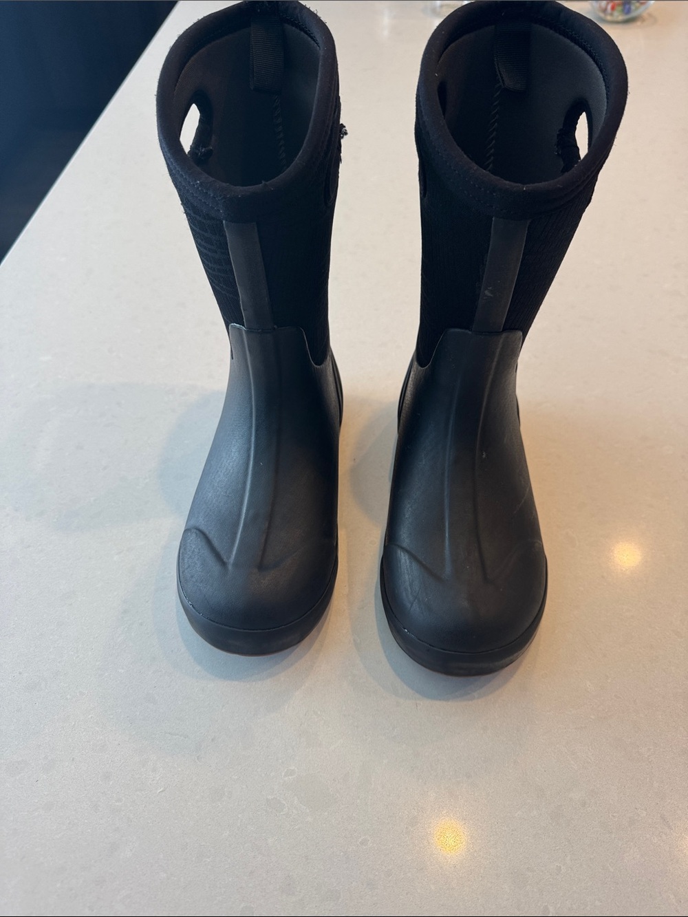Bogs Kids Black Waterproof Rain Boots